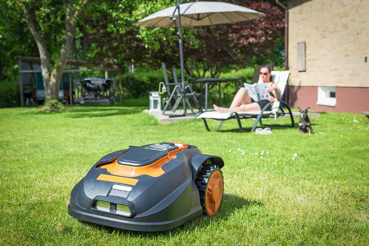 Un robot tondeuse autonome